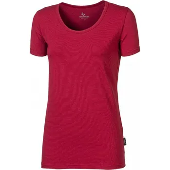 Triko krátké dámské Progress ORIGINAL BAMBUS, višňové Velikost: M