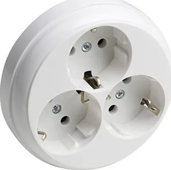 Elektrická zásuvka DANAPO Vícenásobná zásuvka adaptér rozbočovací "Čert" Varianta: Meister 7414030 - 3 násobná