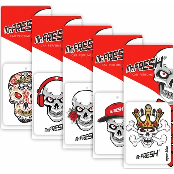 Vůně do auta Mr.Fresh 4849 SKULL AQUA BLUE 5 ks