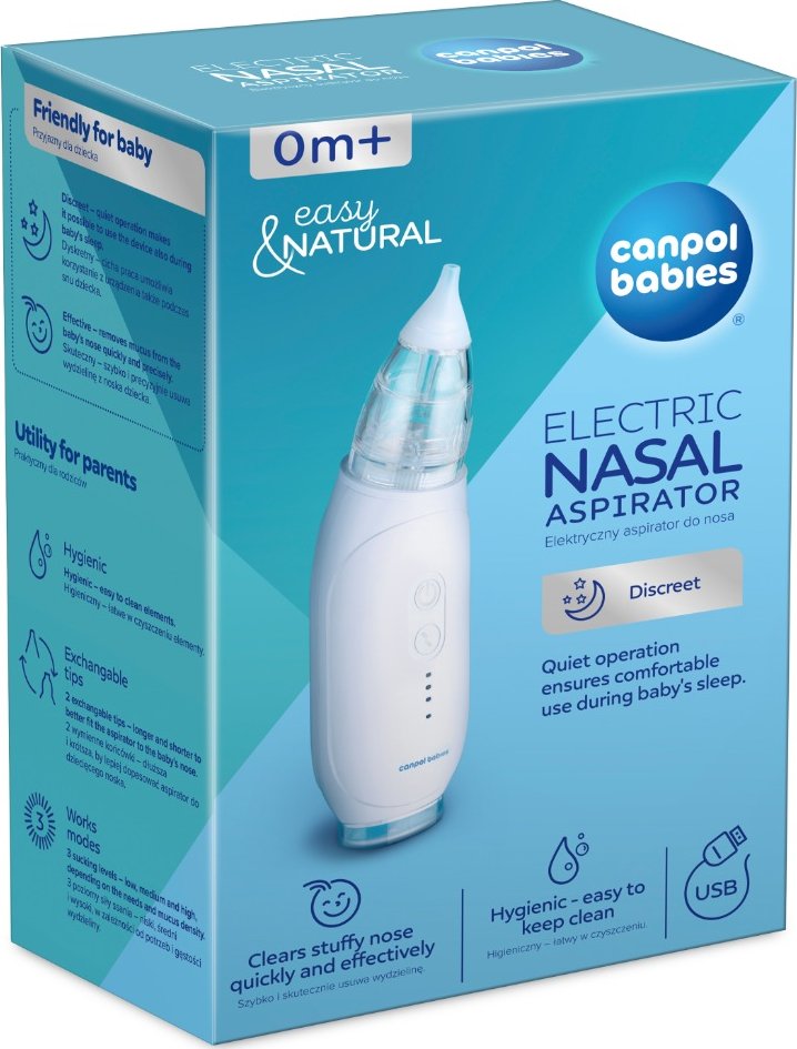Canpol babies Easy&natural elektrická nosní odsávačka od 817 Kč - Zbozi.cz