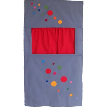 maňásek Moravská ústředna Divadlo textilní 150 x 75 cm tečky