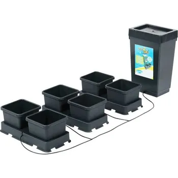 Zavlažovač Autopot Easy2Grow, 6 květináčů s nádrží 47 l (Aquavalve5) (Autopot Easy2Grow, 6 květináčů s nádrží 47 l (Aquavalve5). Obsahuje 3 podmisky, 6 květináčů, kompletní spojovací materiál, nádrž. Aquavalve5.)