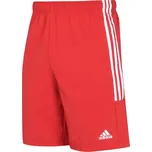pánské šortky ADIDAS - RED/WHITE - XL (Adidas Mens 3-Stripes Shorts)