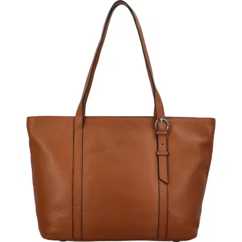 Kabelka Dámská kožená kabelka přes rameno hnědá - Katana Nuilia hnědá