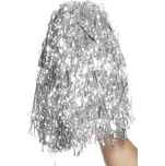 Smiffys Pom pom stříbrné