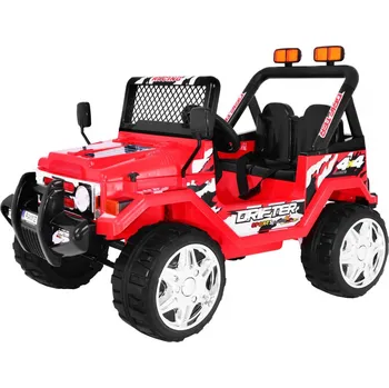 Dětské elektrovozidlo HračkyZaDobréKačky Elektrické autíčko Jeep Raptor, EVA kola, 2.4GHz červené