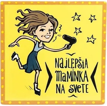 Podtácek GiftyCity GIFTY CITY Podtácek 11 cm, keramika, Najlepšia maminka (SK)