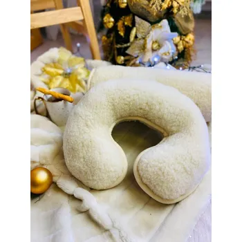 Polštář Pohodový vánoční set polštář ve tvaru válce a podkovy