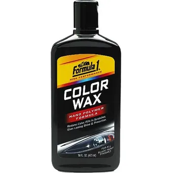 Motokosmetika Formula 1 Barevný autovosk s nano polymery - černý