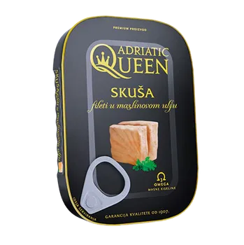 konzervovaná ryba Filet z makrely v olivovém oleji