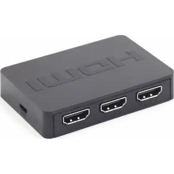 Video redukce Gembird DSW-HDMI-34 Spínač video/audio - 3 x HDMI - desktop