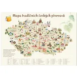 Pivní stírací mapa 59,4 x 84,1 cm