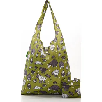 Nákupní taška ovečky - zelená