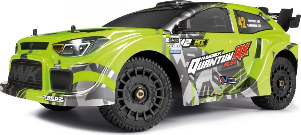 Maverick Maverick QuantumRX Flux 4S 1:8 4WD Rally Car (zelený)