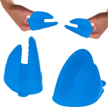 KIK KX5215 Silikonová chňapka 2 ks - modrá