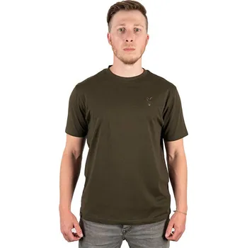 Rybářské oblečení Fox Tričko Khaki Green T Shirt