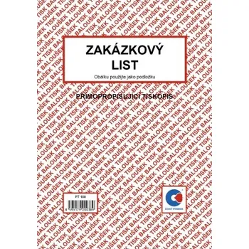 Tiskopis Zakázkový list A5
