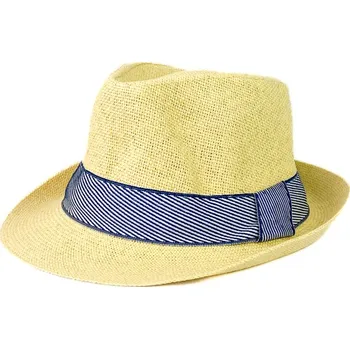 Klobouk Slaměný trendy klobouk pro pány A-53 krémový