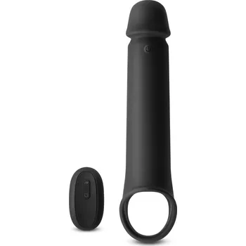 Návlek na penis NS Novelties Renegade Brute Vibrating Silicone Penis Extender with Remote Black