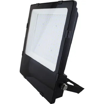 FK technics LED reflektor SLIM profi 200W, 26000lm, 5000K, černý