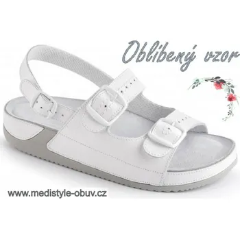 Dámská zdravotní obuv MEDISTYLE ROZÁRA 4R-J21 sandál bílý, bílá - 40