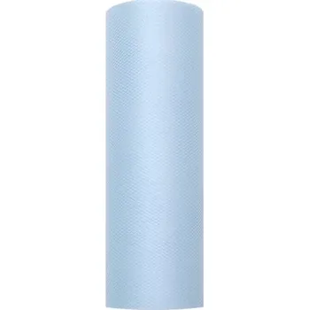 Svatební dekorace Tyl, nebesky modrá, 0,15x9m