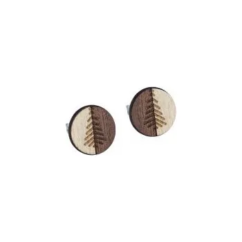 Náušnice BeWooden náušnice České Švýcarsko