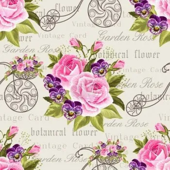 Galanterie Impregnovaná látka kočárkovina, provence, růže, vintage, látka, metráž