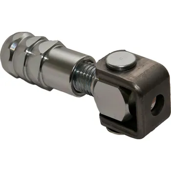 Pohon brány Cais Pant HW 24 seřizovací do zdiva pro křídlovou bránu a a vstupní branku Barva: Zinek