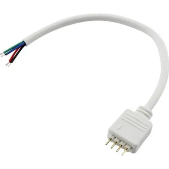 Příslušenství pro LED osvětlení FK technics Napájecí kabel pro RGB s konektorem RM 2,54 - 4p, 1x vidlice, 15cm