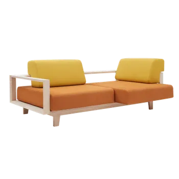 Křeslo Wood, Čalounění Felt 629 Violet, podnože jasan