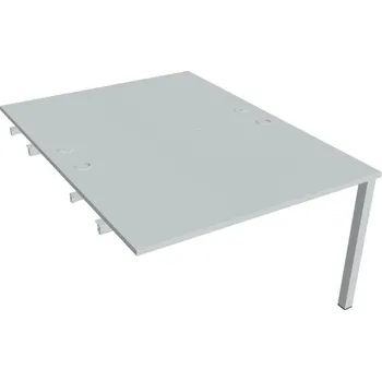 Kancelářský vozík HOBIS přídavný stůl zdvojený - USD 1200 R, šedá + doprava zdarma