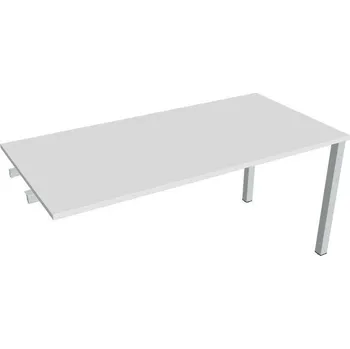 Kancelářský vozík HOBIS přídavný jednací stůl rovný - UJ 1600 R, bílá + doprava zdarma