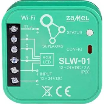 Centrální jednotka pro chytrou domácnost SLW-01 - Wi-Fi ovládání barevných RGB LED svítidel, SUPLA