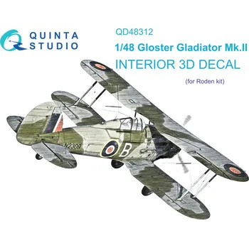 Plastikový model Quinta studio 1/48 Gloster Gladiator MKII 3D-Printed&col.Inter.