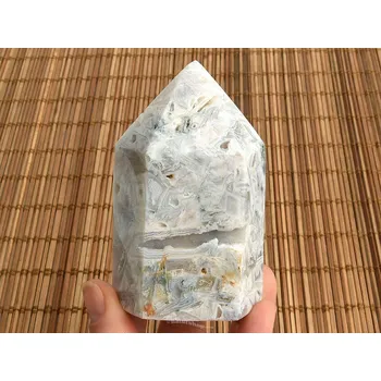 Přírodní kámen Achátová špice s dutinou z Brazílie 284g