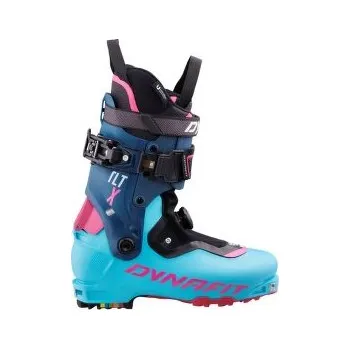 Sjezdové boty Dynafit TLT X BOOT women 3320 Silvretta/Pink Glo tyrkysová 25,5 cm