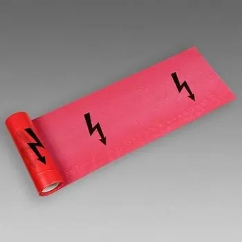 Výstražná páska GTEX Výstražná fólie červená, 22cm x 125m - zesílená