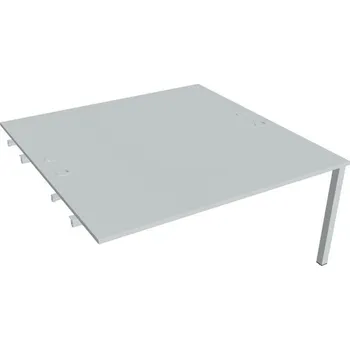 Kancelářský vozík HOBIS přídavný stůl zdvojený - USD 1600 R, šedá + doprava zdarma