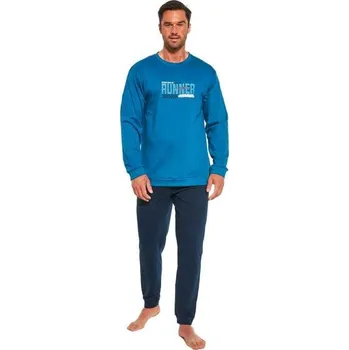 Pánské pyžamo pánské pyžamo CORNETTE 461/181 Runner Barva: modrá, Velikost: XL