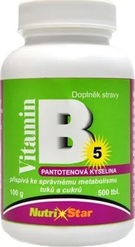 NUTRISTAR Kyselina pantothenová vitamín B5 40 mg