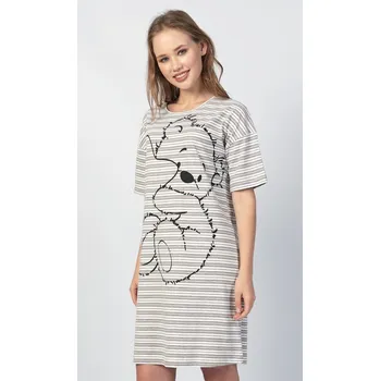 Dámské noční prádlo Dámská noční košile Vienetta Secret Bear Barva: šedá, Velikost: M