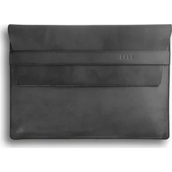 pouzdro na notebook Eggo Elwin uzavíratelný kožený obal na notebook 13" Šedá