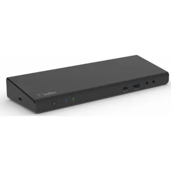 Belkin USB-C Display Link Dock, Triple display support up to 4K, HDMI, DP, USB C, USB A, GbE, Audio, PD 85w, Mac/PC/Chro