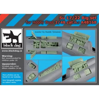 Plastikový model Blackdog 1/48 Su-17/22 big set (HOBBYB)