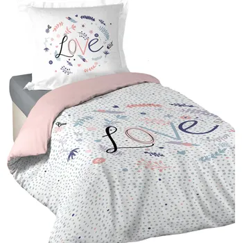 Povlečení Douceur d'Intérieur Dětské povlečení Big love 140x200 63x63 cm