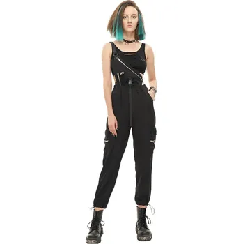 kalhoty dámské DEVIL FASHION - Diablo daily half suspenders women's overalls - XXL