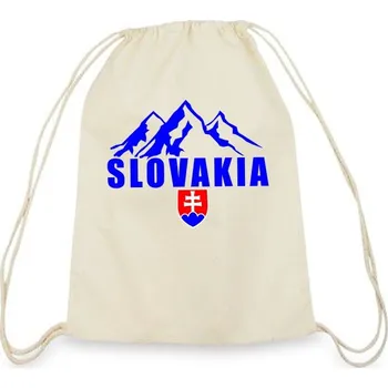 Slovenské Srdce Plátěný Batoh Slovakia Hory