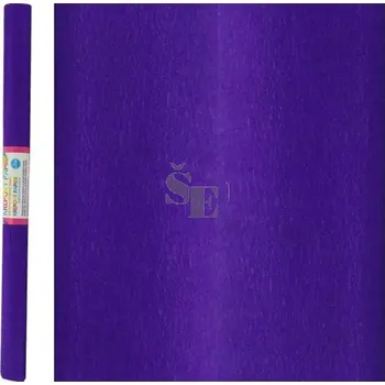 Krepový papír Krepový papír 0,5x2m tmavě fialový F500531