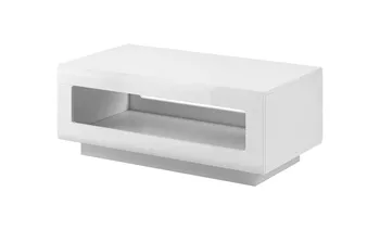 Konferenční stolek Helvetia Tulsa 99 110 x 43,5 x 60 cm lesklý bílý